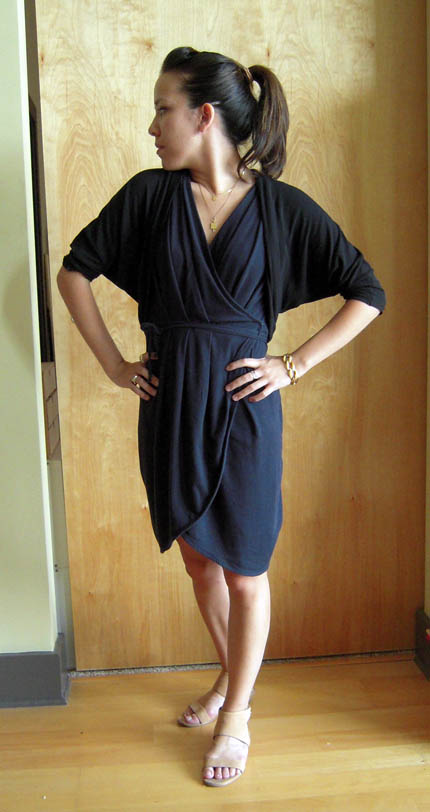 H☀m Navy Wrap Dress Flash Sales, UP TO ...