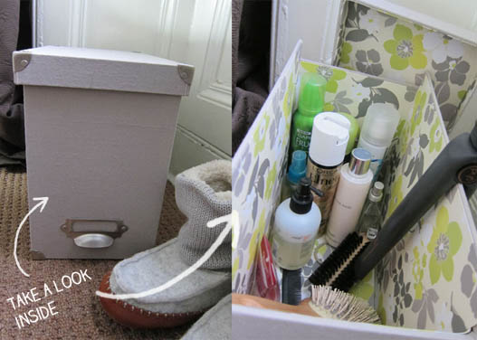 Vanity Organization hair box