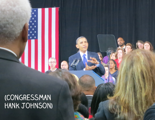 POTUS and Hank Johnson